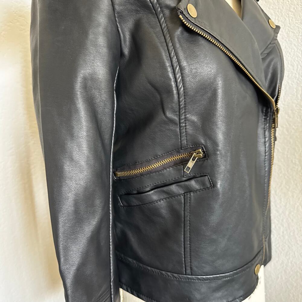 Takara | P.U. Biker Style Jacket size S - Picture 7 of 9